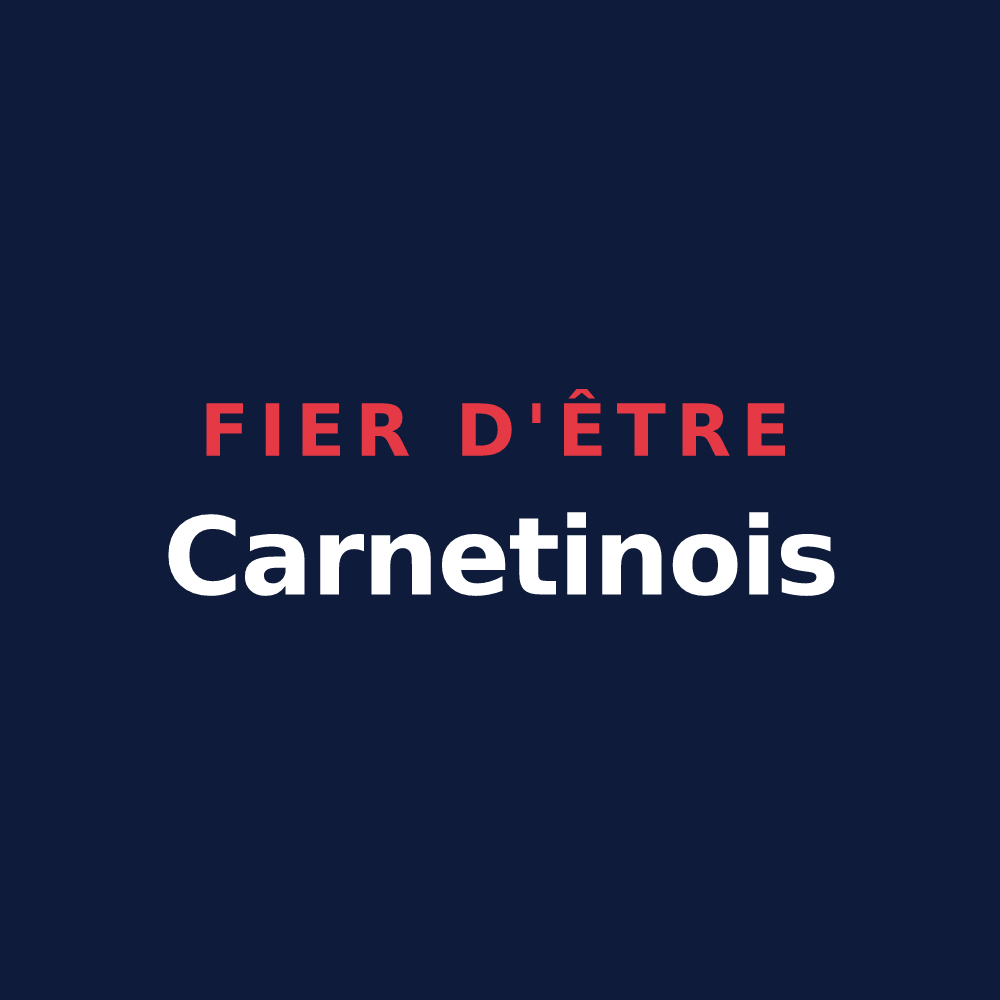 T-shirt « Fier d'être Carnetinois » — design pour Carnetin