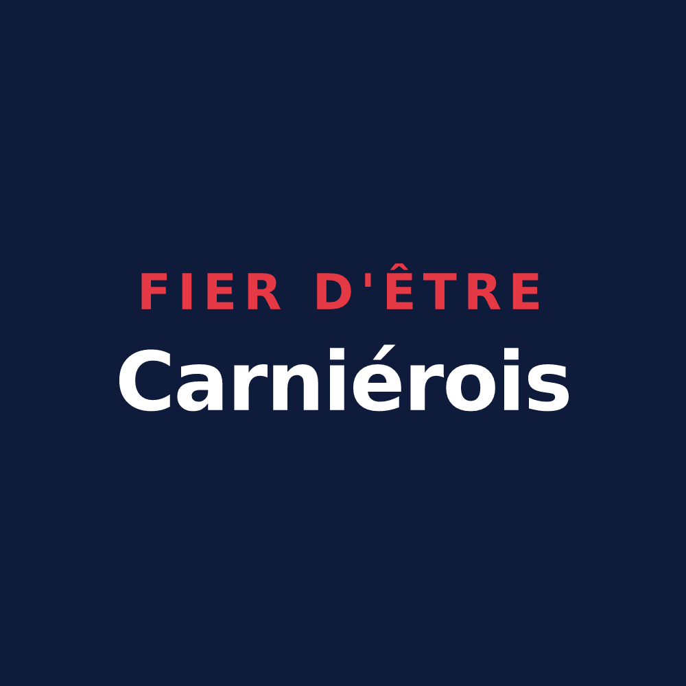 T-shirt « Fier d'être Carniérois » — design pour Carnières