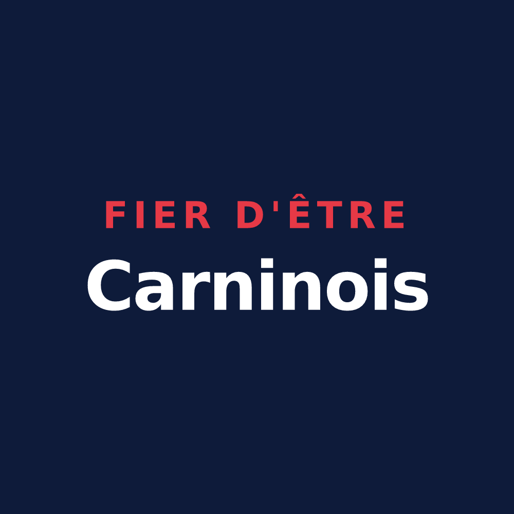 T-shirt « Fier d'être Carninois » — design pour Carnin