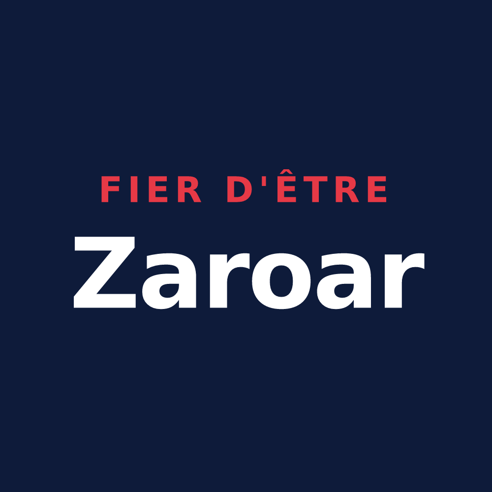 T-shirt « Fier d'être Zaroar » — design pour Caro