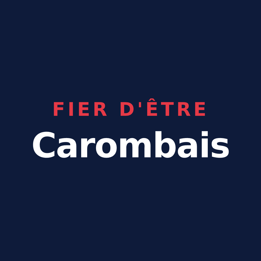T-shirt « Fier d'être Carombais » — design pour Caromb