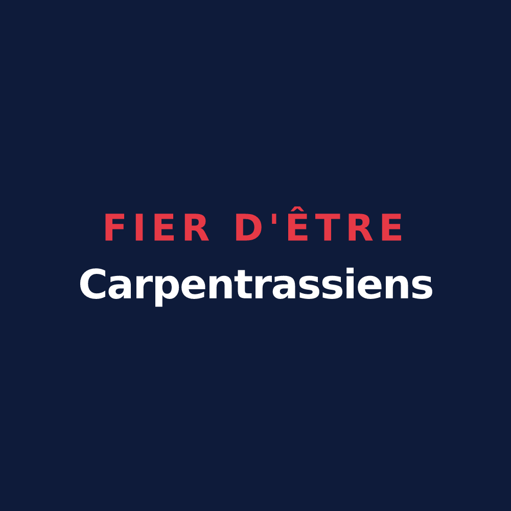 T-shirt « Fier d'être Carpentrassiens » — design pour Carpentras