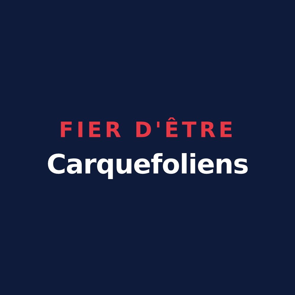 T-shirt « Fier d'être Carquefoliens » — design pour Carquefou