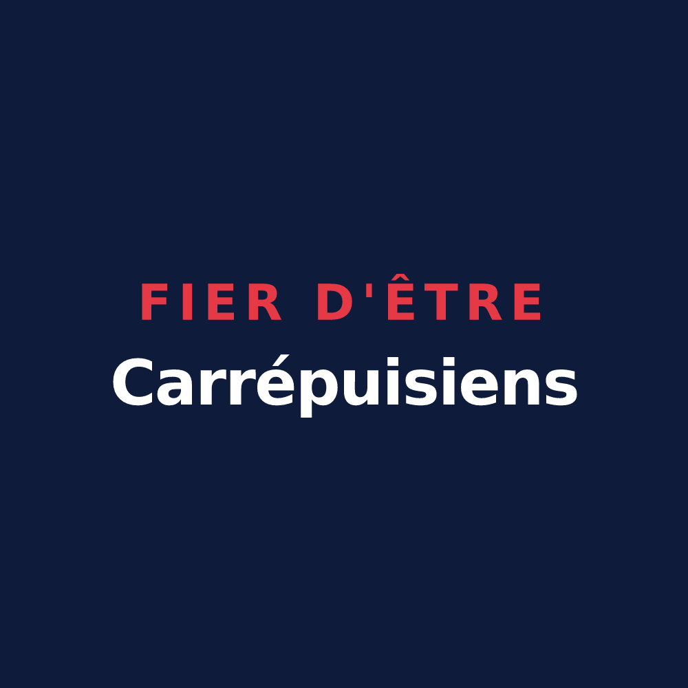 T-shirt « Fier d'être Carrépuisiens » — design pour Carrépuis