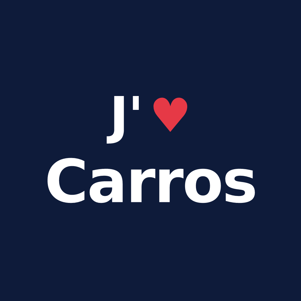 T-shirt personnalisé Carros — design J'aime Carros