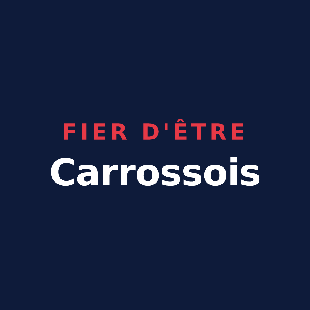T-shirt « Fier d'être Carrossois » — design pour Carros