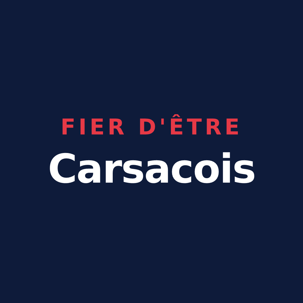 T-shirt « Fier d'être Carsacois » — design pour Carsac-de-Gurson