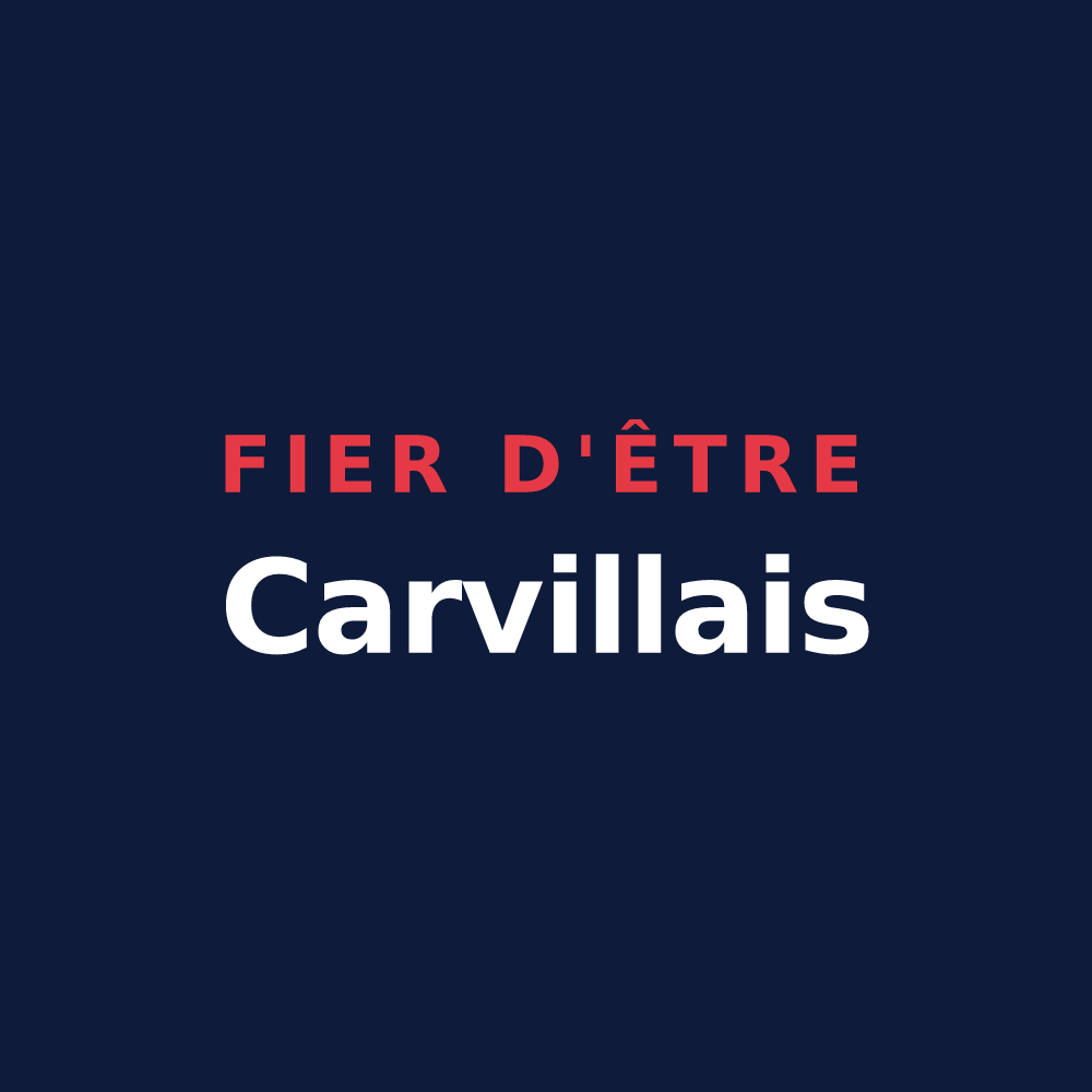 T-shirt « Fier d'être Carvillais » — design pour Carville-la-Folletière