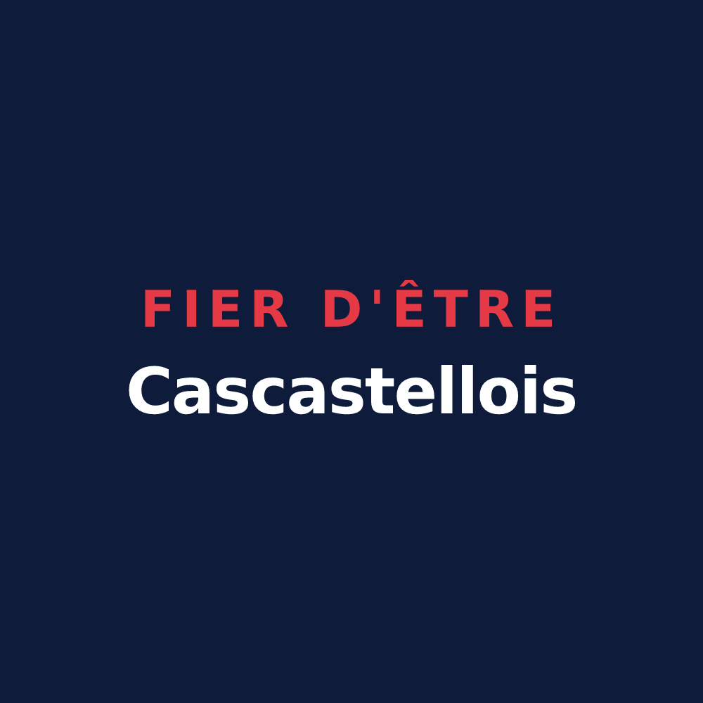 T-shirt « Fier d'être Cascastellois » — design pour Cascastel-des-Corbières