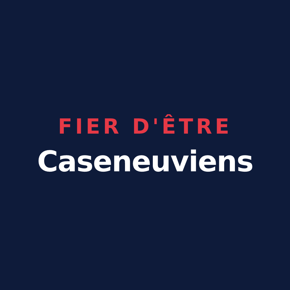 T-shirt « Fier d'être Caseneuviens » — design pour Caseneuve