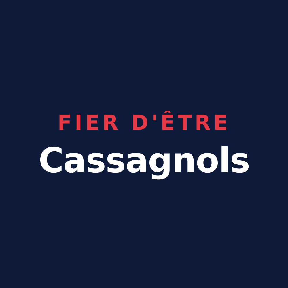T-shirt « Fier d'être Cassagnols » — design pour Cassagnes-Bégonhès