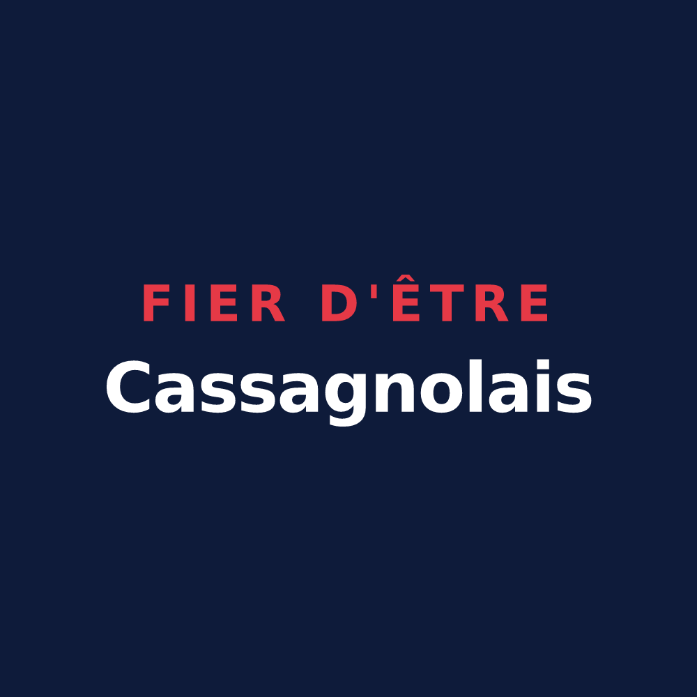 T-shirt « Fier d'être Cassagnolais » — design pour Cassagnoles