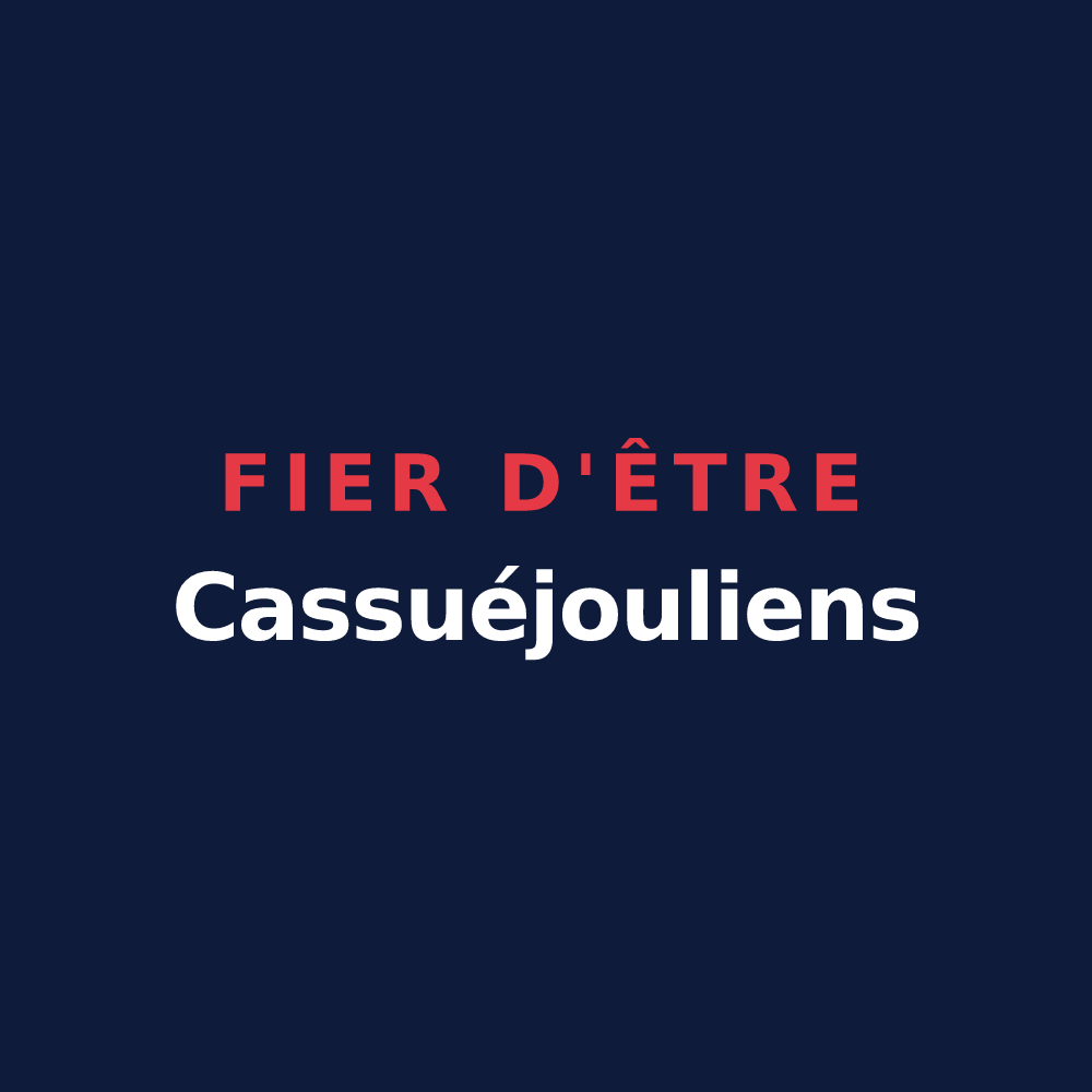 T-shirt « Fier d'être Cassuéjouliens » — design pour Cassuéjouls
