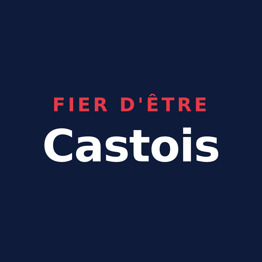 T-shirt « Fier d'être Castois » — design pour Cast
