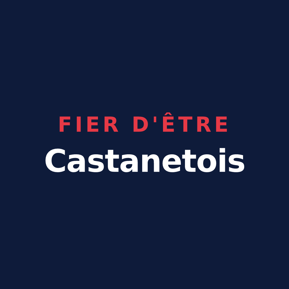 T-shirt « Fier d'être Castanetois » — design pour Castanet