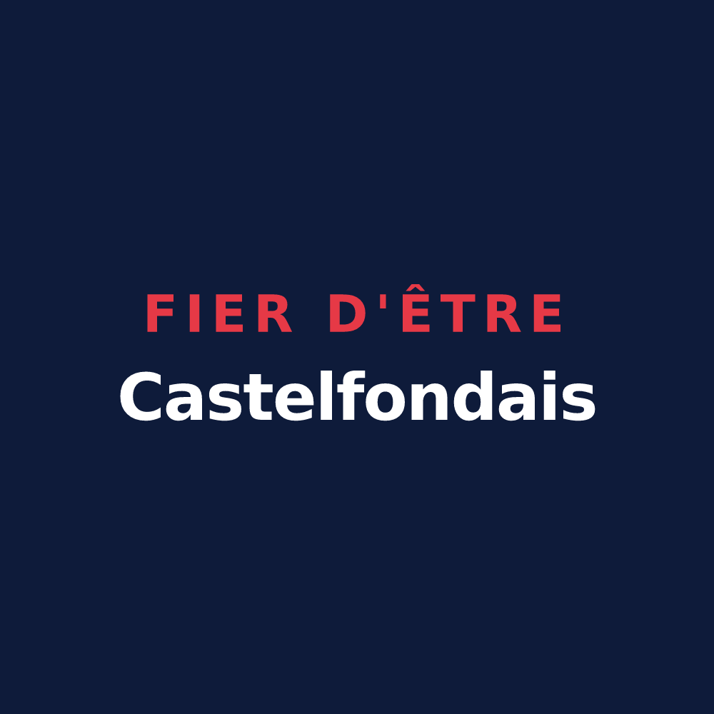 T-shirt « Fier d'être Castelfondais » — design pour Castelculier