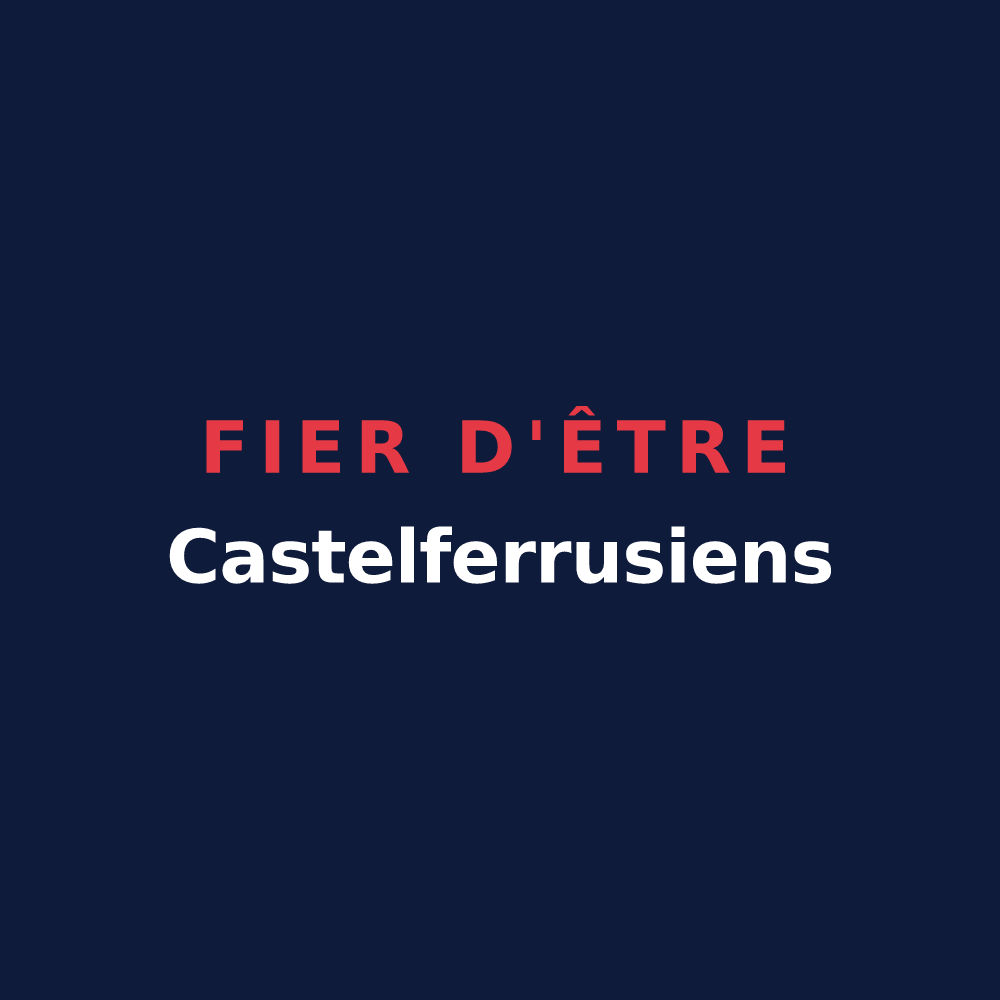 T-shirt « Fier d'être Castelferrusiens » — design pour Castelferrus