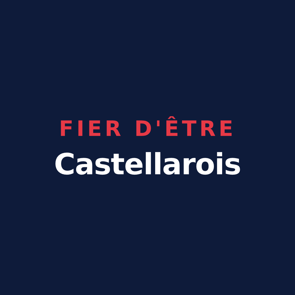 T-shirt « Fier d'être Castellarois » — design pour Castellar