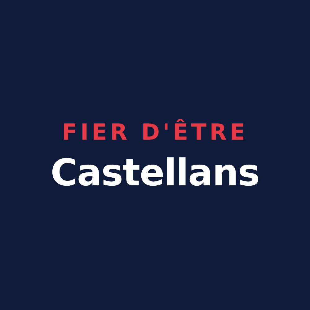 T-shirt « Fier d'être Castellans » — design pour Castellet-en-Luberon