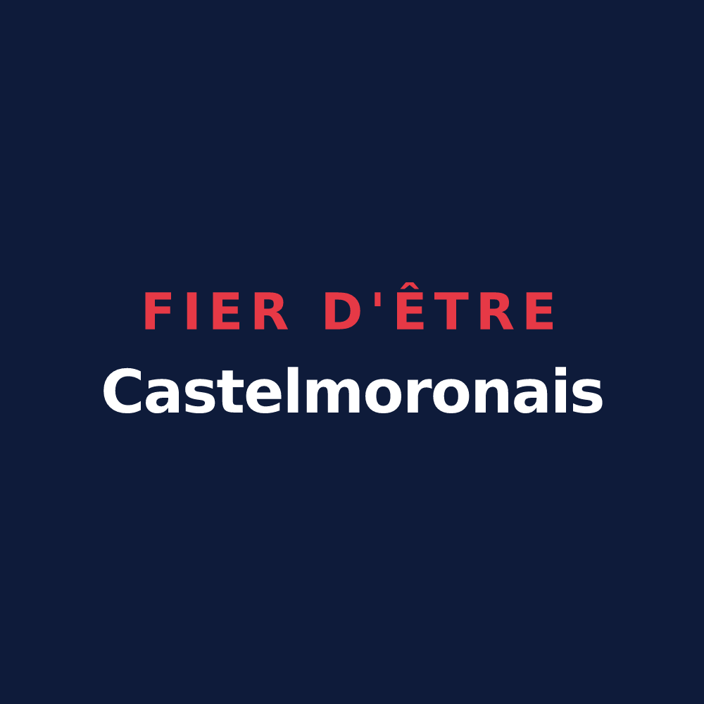T-shirt « Fier d'être Castelmoronais » — design pour Castelmoron-sur-Lot