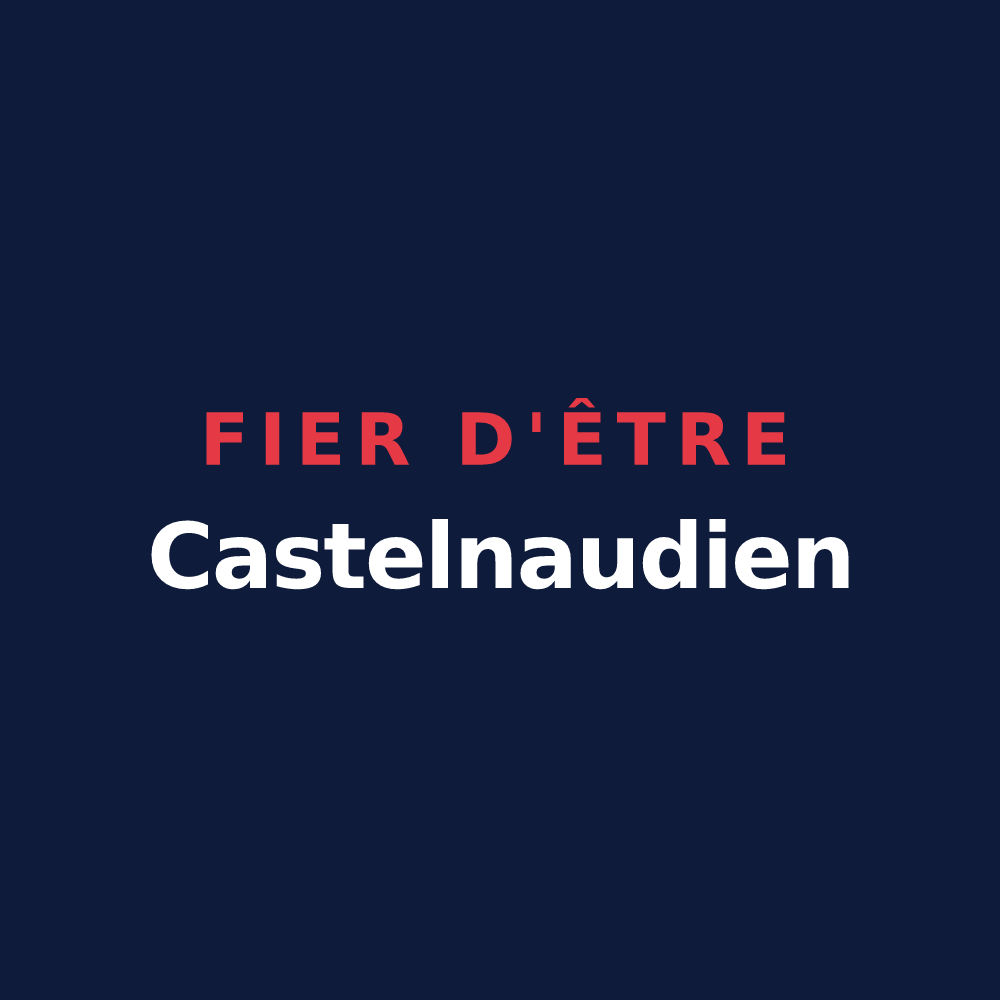 T-shirt « Fier d'être Castelnaudien » — design pour Castelnau-d'Anglès