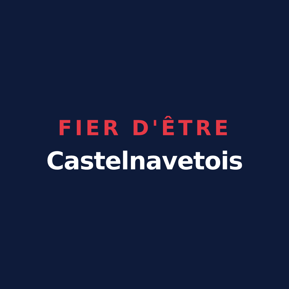 T-shirt « Fier d'être Castelnavetois » — design pour Castelnavet