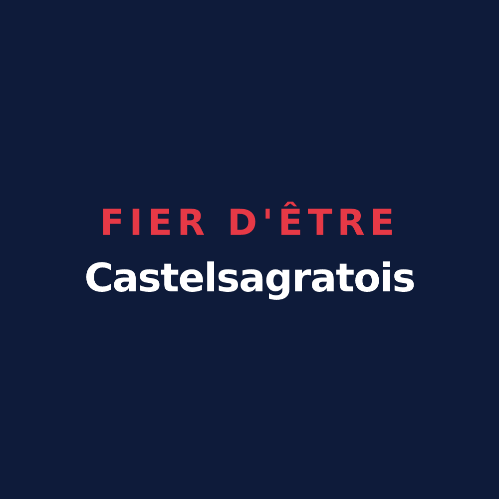 T-shirt « Fier d'être Castelsagratois » — design pour Castelsagrat