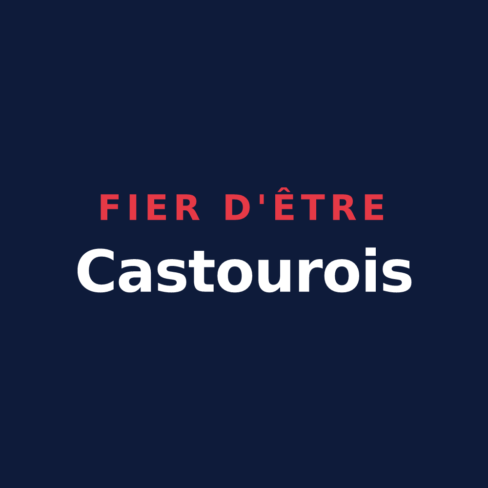 T-shirt « Fier d'être Castourois » — design pour Castéra-Lectourois