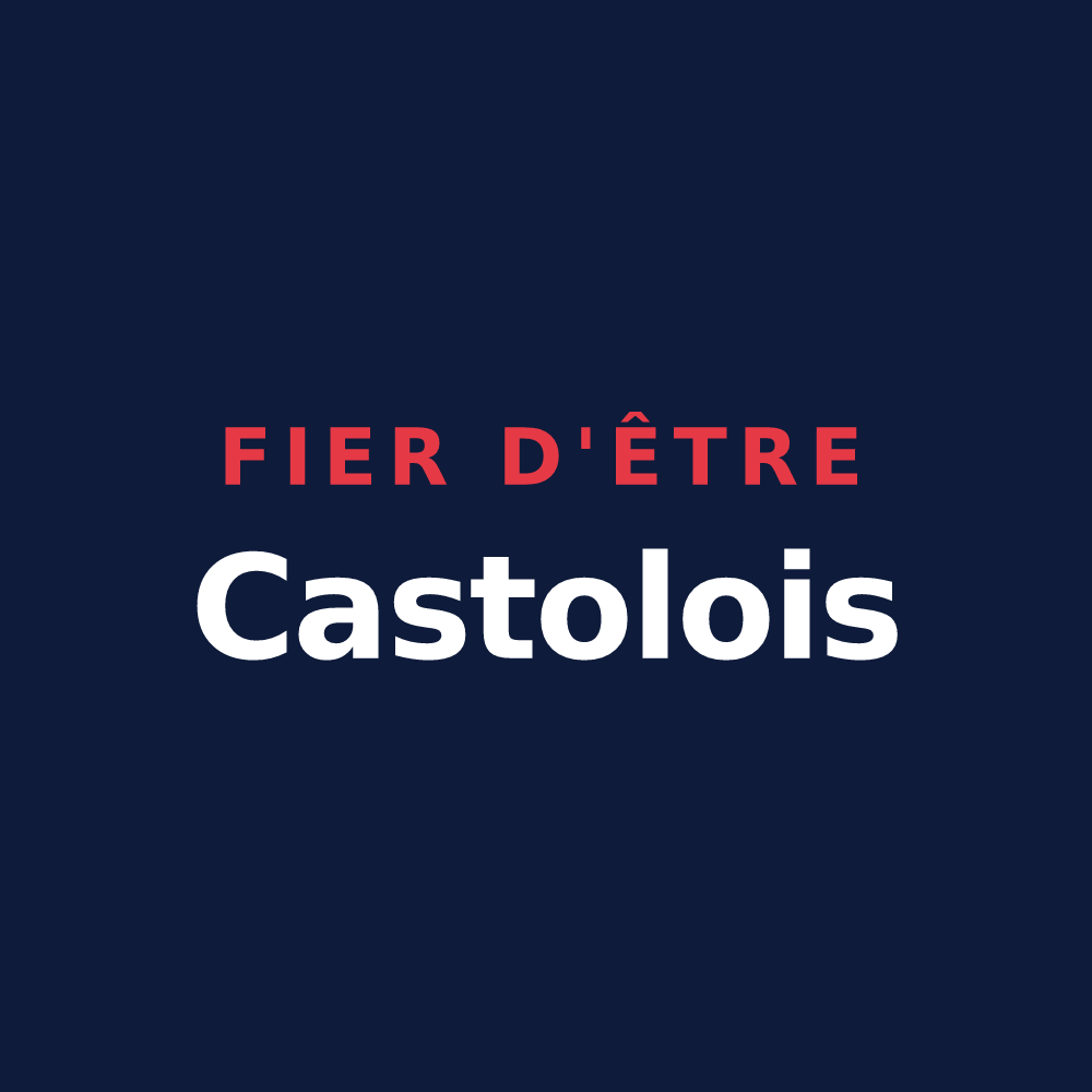 T-shirt « Fier d'être Castolois » — design pour Castéra-Vignoles