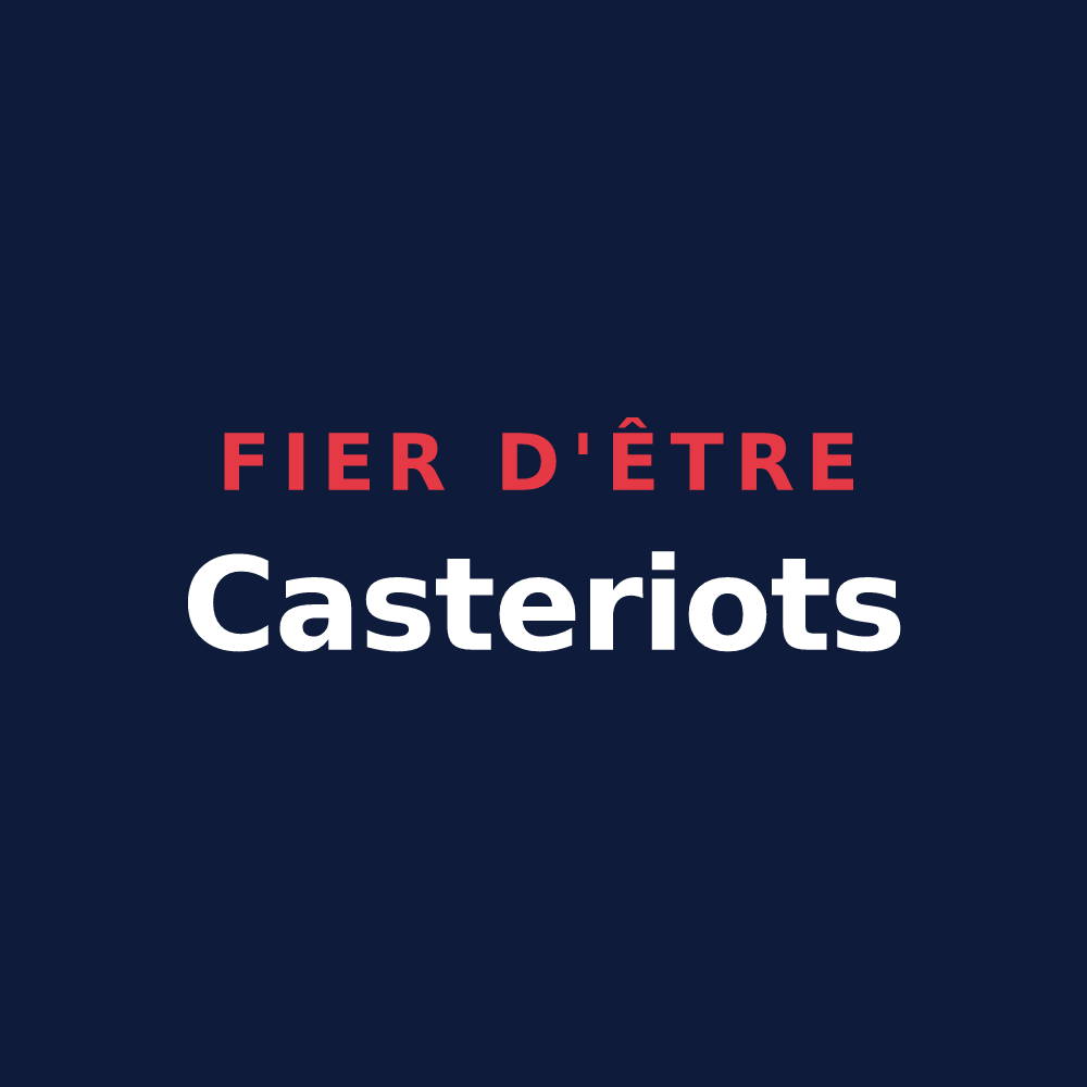 T-shirt « Fier d'être Casteriots » — design pour Castets et Castillon