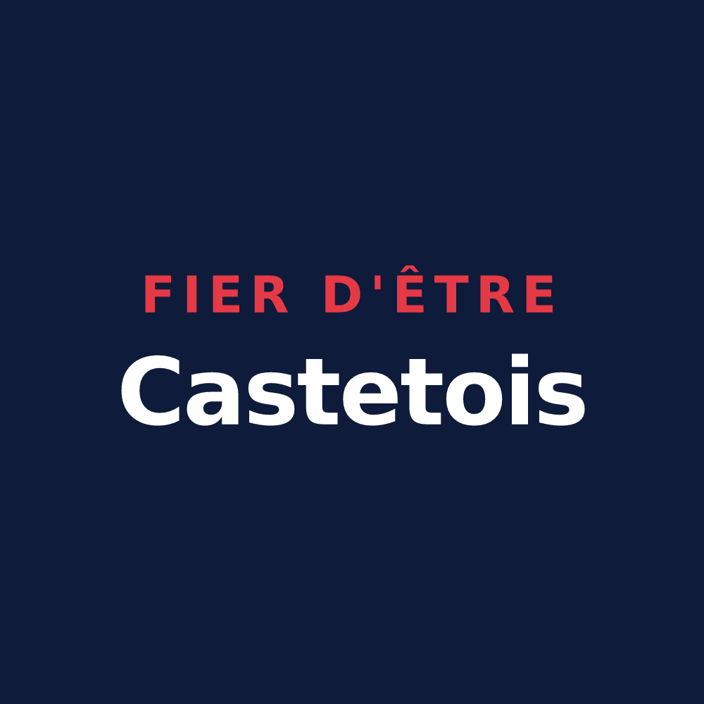 T-shirt « Fier d'être Castetois » — design pour Castex