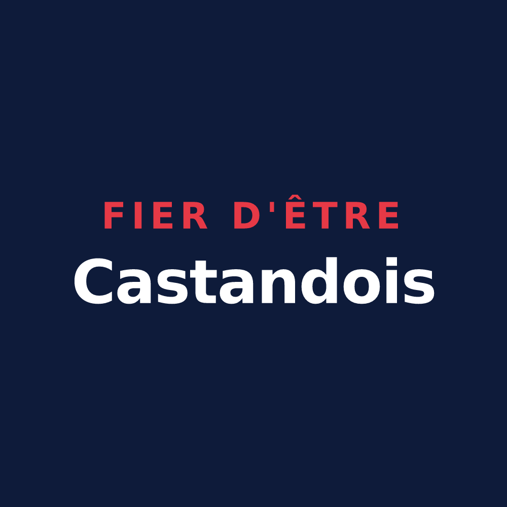 T-shirt « Fier d'être Castandois » — design pour Casties-Labrande