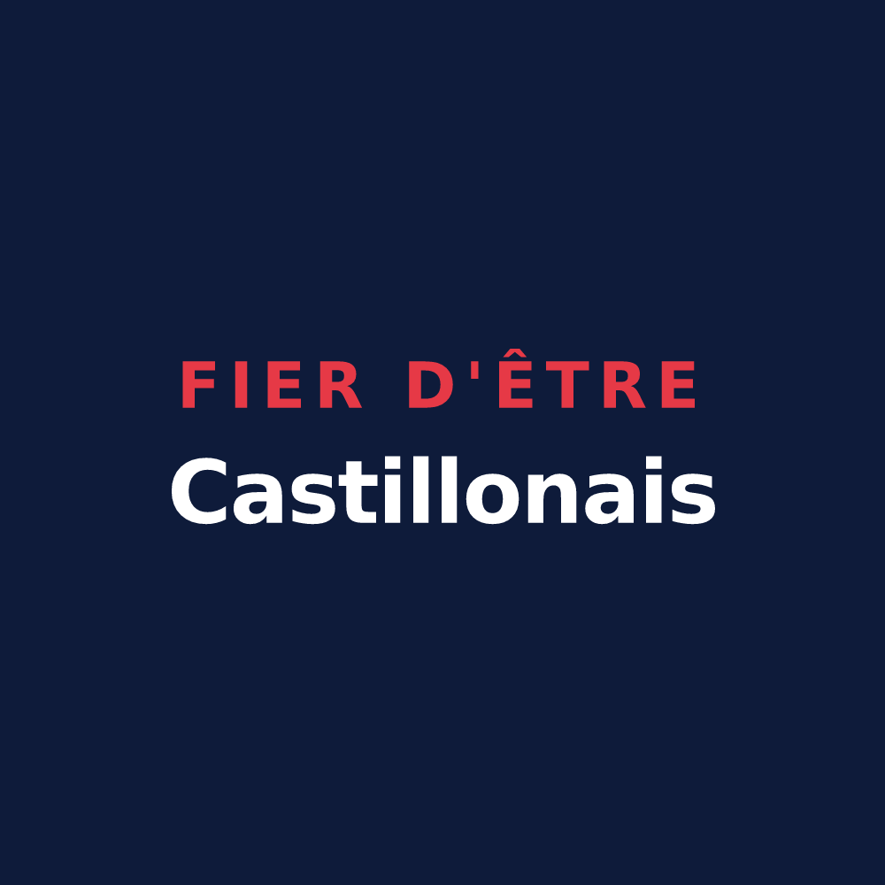 T-shirt « Fier d'être Castillonais » — design pour Castillon-de-Saint-Martory