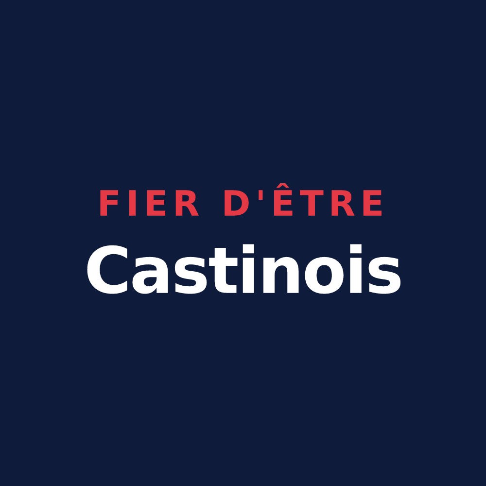 T-shirt « Fier d'être Castinois » — design pour Castin