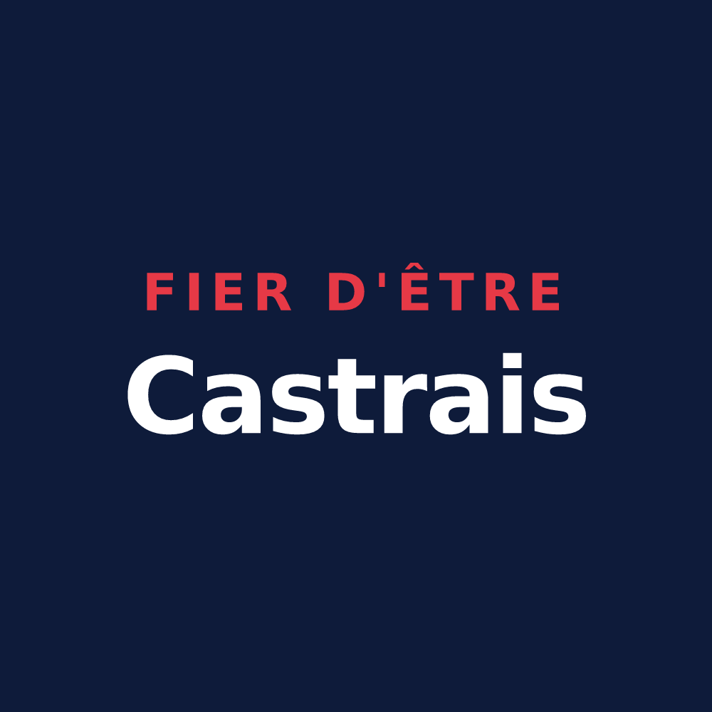 T-shirt « Fier d'être Castrais » — design pour Castres-Gironde