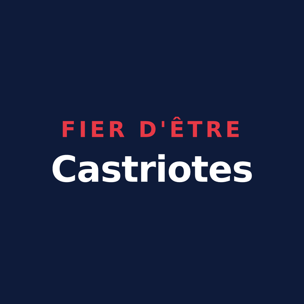T-shirt « Fier d'être Castriotes » — design pour Castries