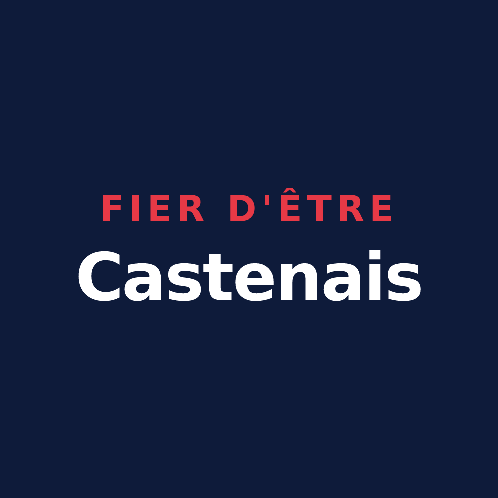 T-shirt « Fier d'être Castenais » — design pour Catenay