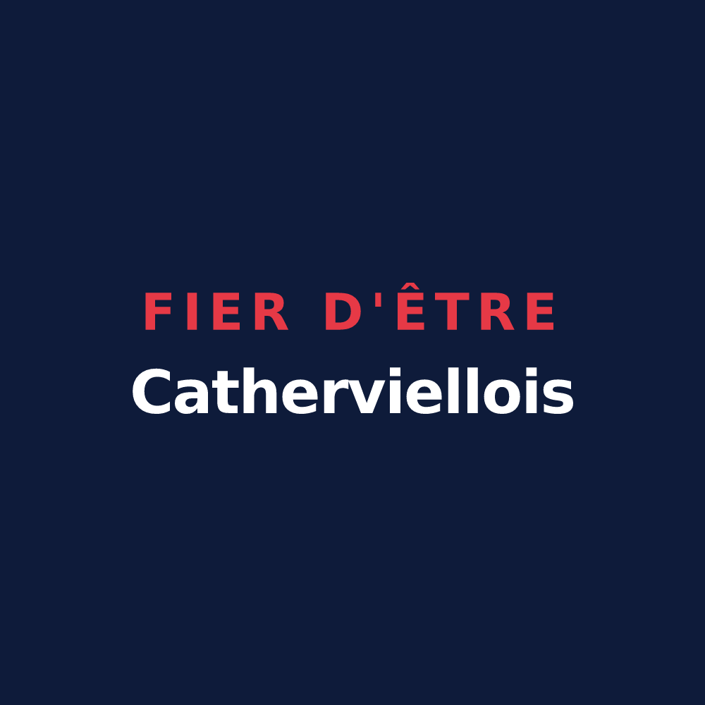 T-shirt « Fier d'être Catherviellois » — design pour Cathervielle