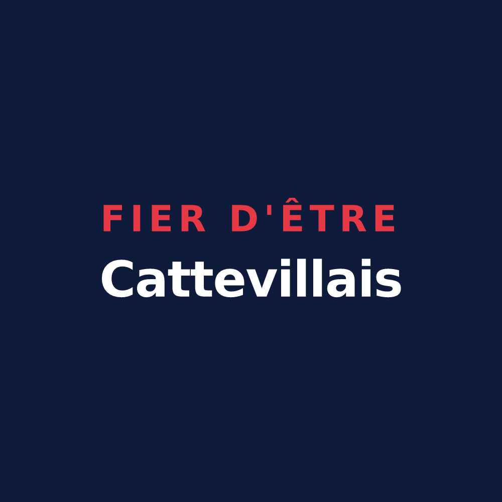 T-shirt « Fier d'être Cattevillais » — design pour Catteville