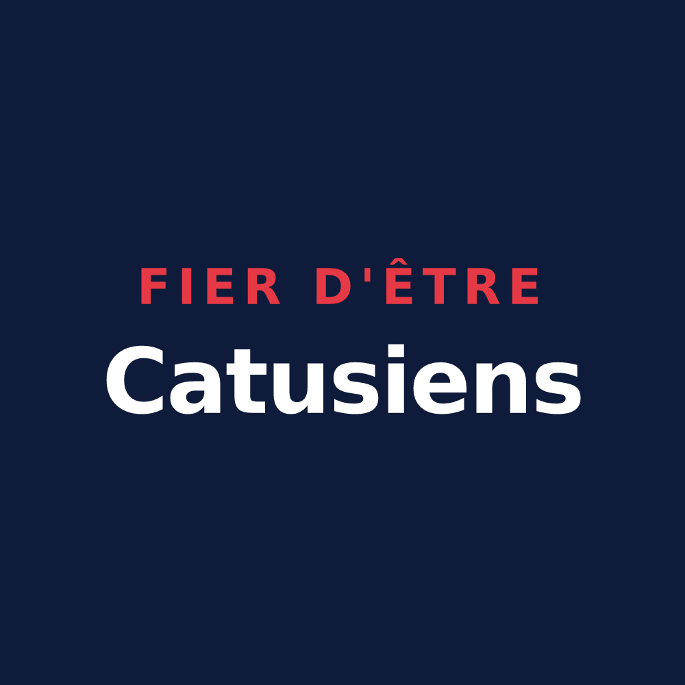 T-shirt « Fier d'être Catusiens » — design pour Catus