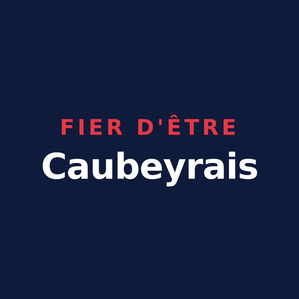 T-shirt « Fier d'être Caubeyrais » — design pour Caubeyres