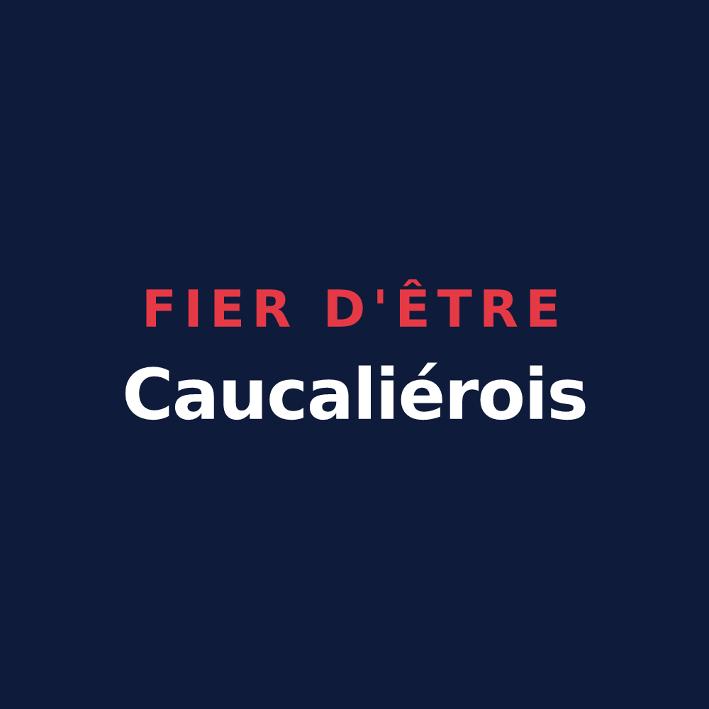 T-shirt « Fier d'être Caucaliérois » — design pour Caucalières