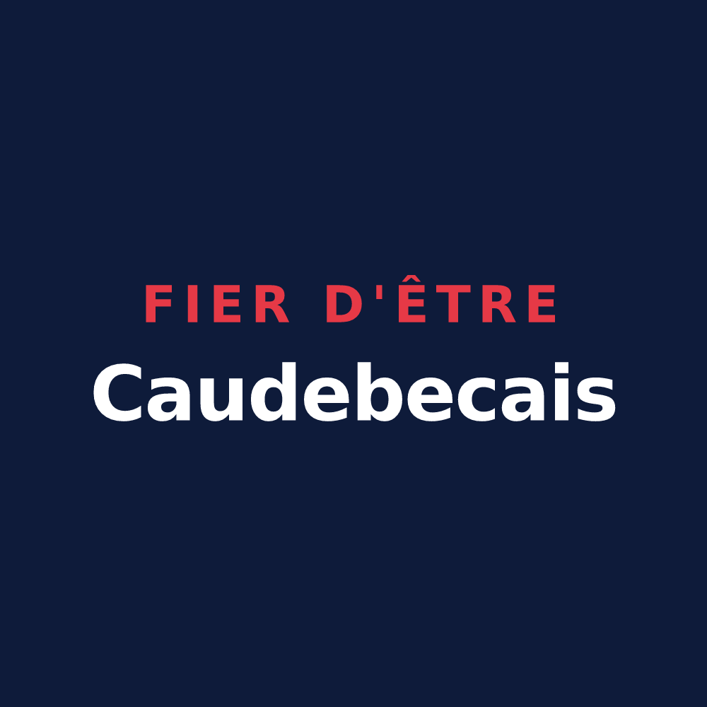 T-shirt « Fier d'être Caudebecais » — design pour Caudebec-lès-Elbeuf