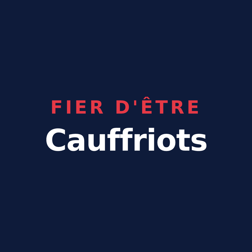 T-shirt « Fier d'être Cauffriots » — design pour Cauffry