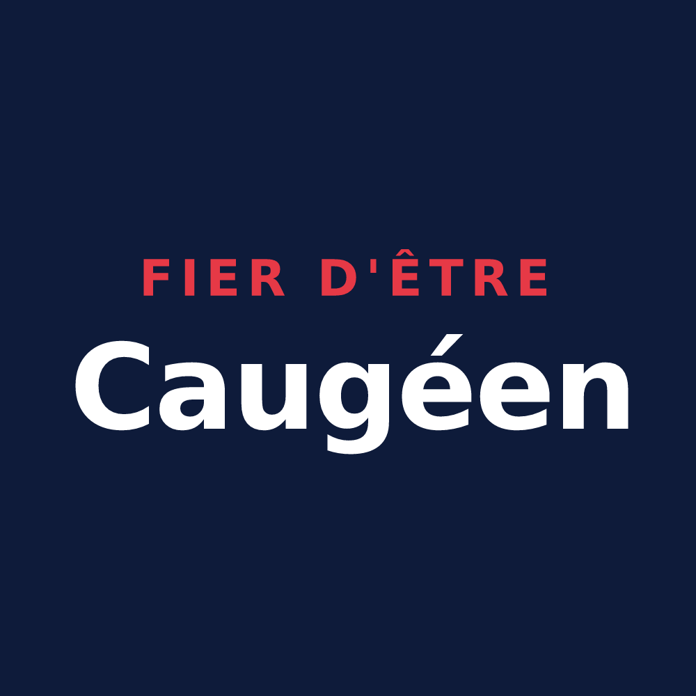 T-shirt « Fier d'être Caugéen » — design pour Caugé