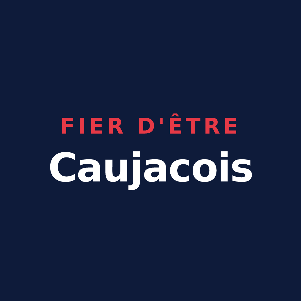 T-shirt « Fier d'être Caujacois » — design pour Caujac