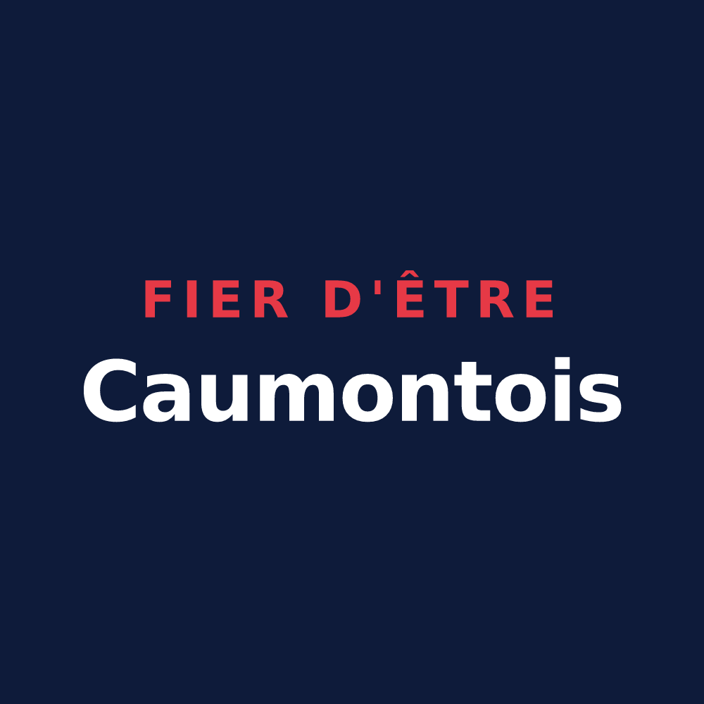 T-shirt « Fier d'être Caumontois » — design pour Caumont