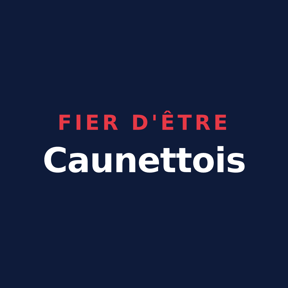 T-shirt « Fier d'être Caunettois » — design pour Caunettes-en-Val