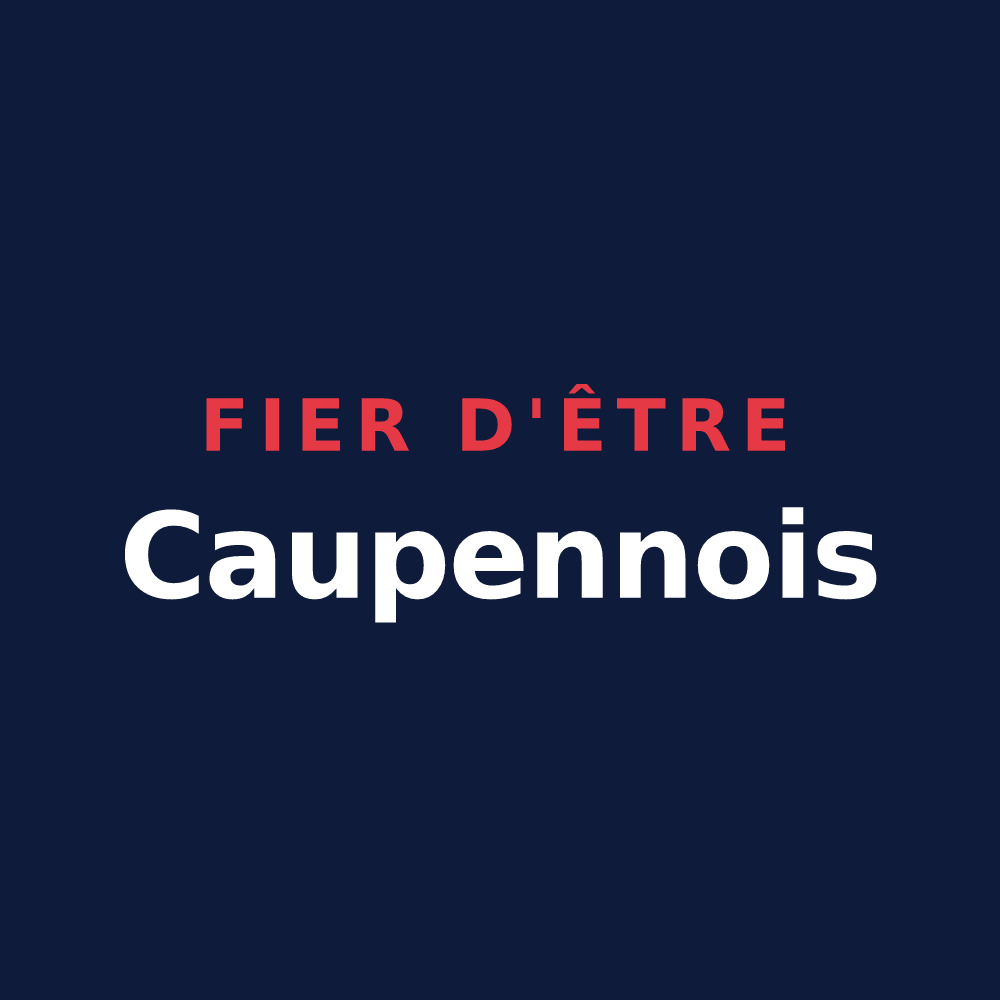 T-shirt « Fier d'être Caupennois » — design pour Caupenne