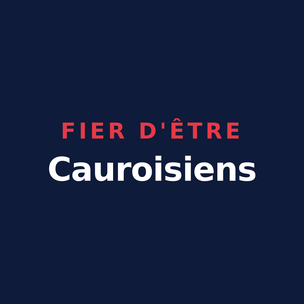 T-shirt « Fier d'être Cauroisiens » — design pour Cauroir